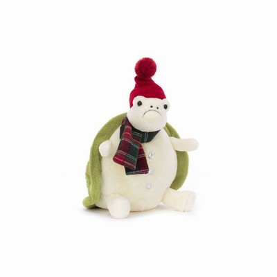 Jellycat Snowman Timmy Turtle Australia | 079123NDW